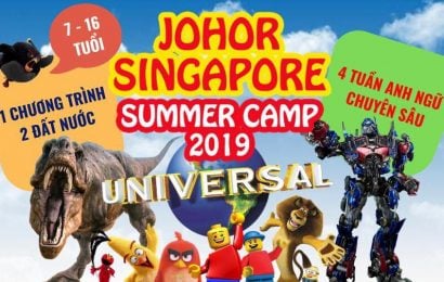 Trại hè English Summer Camp 2019 tại Singapore và Malaysia chỉ 3.300 USD